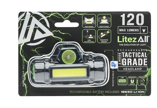 Rechargeable dual mode headlamp