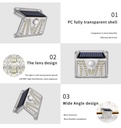 cx wall light 33 LED white shell