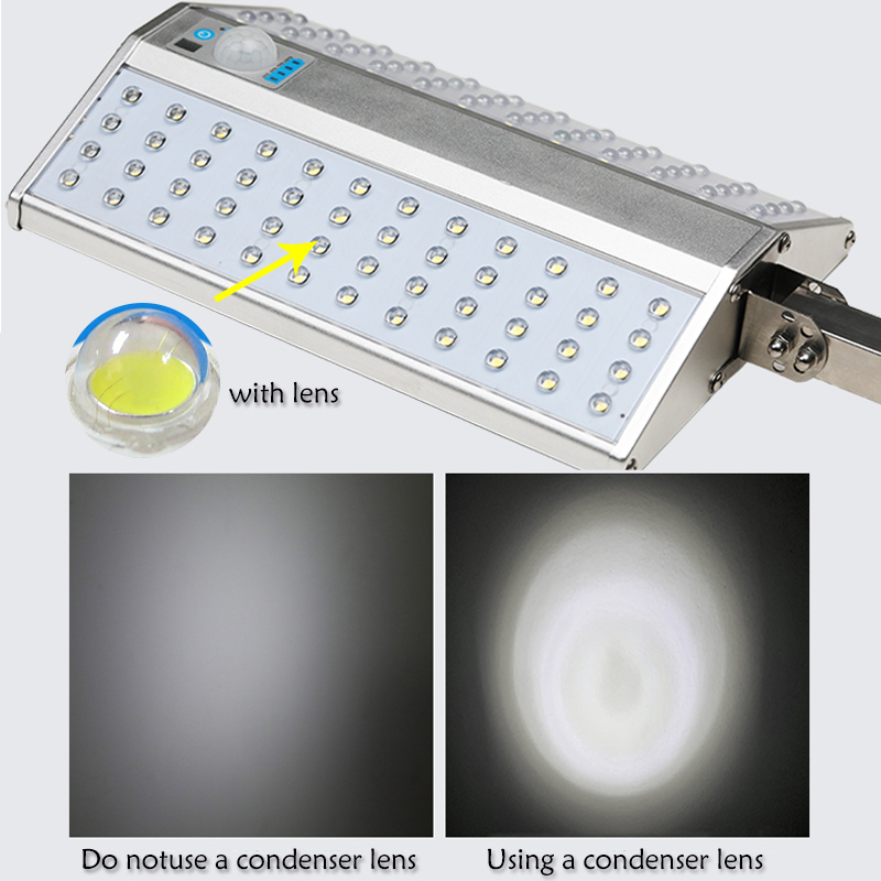 FOCO SOLAR ALUMINIO 96 LED CX96AO