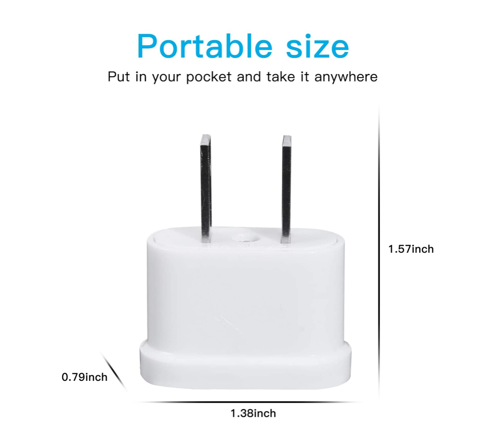 Small US plug