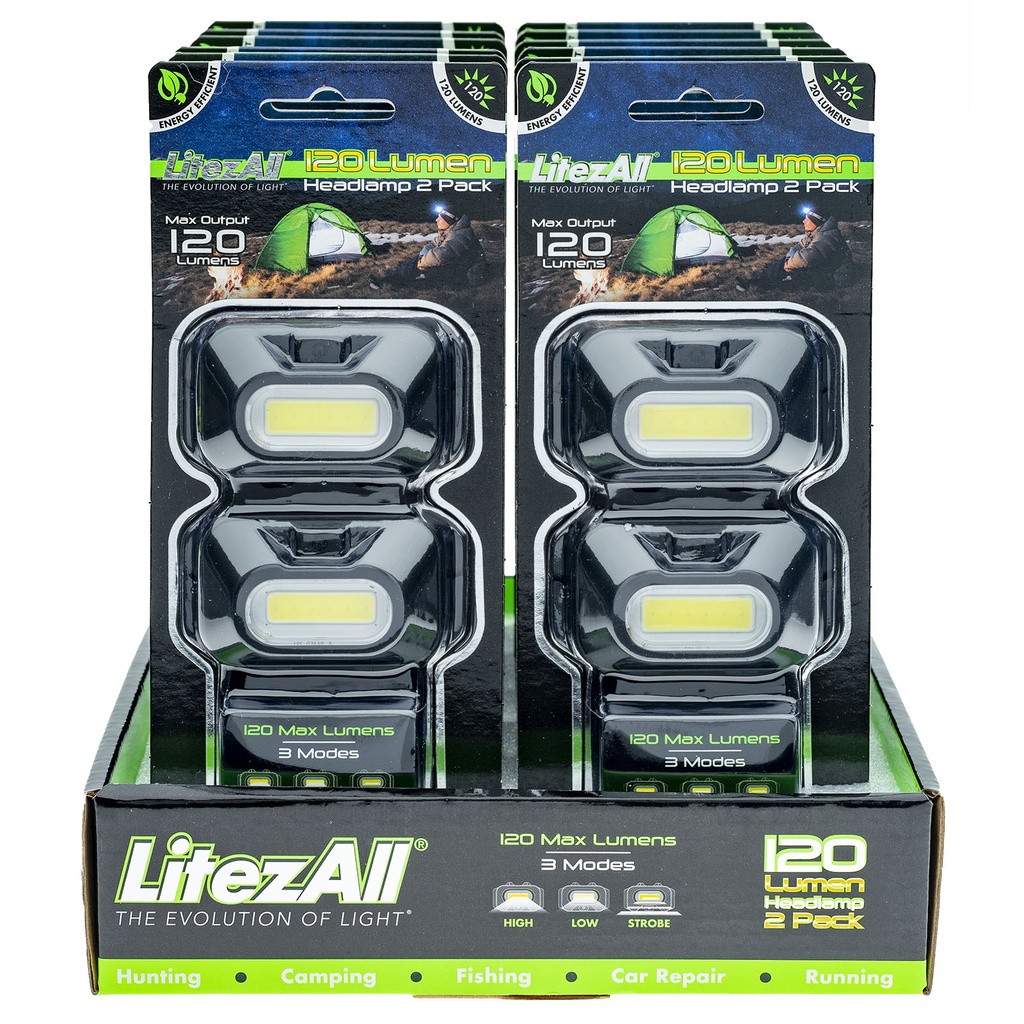 Head lamp baterias 2 pack, 12/24. LA-HLMINIx2 Promier