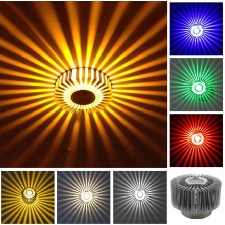 3w lamp RGB with controller Facia, decoracion