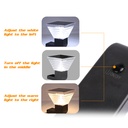 Garden solar wall light aluminio bosun 5w negro jardin (copia)