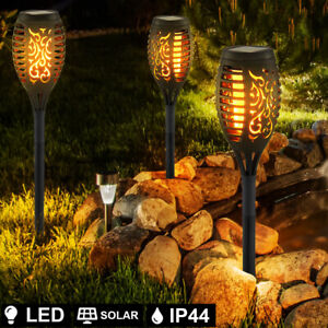 Jardin solar plastico tipo flama