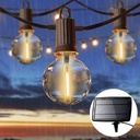CX Solar G40, 10 bulb, strip IP44 Blanco guinalda solar