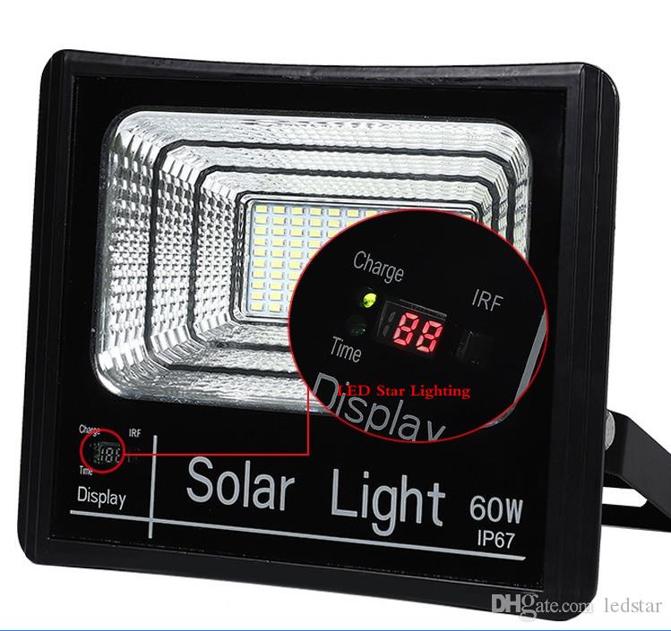 RK 60w Foco solar individual, con medidor led