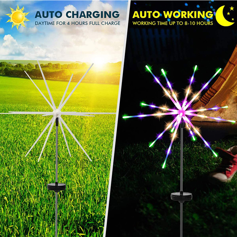 Navidad solar 112 led white + RGB estrella