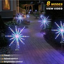 Navidad solar 112 led white + RGB estrella