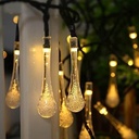 Luz solar navidad, CX gotas warm white BLANCA (temporada) cx