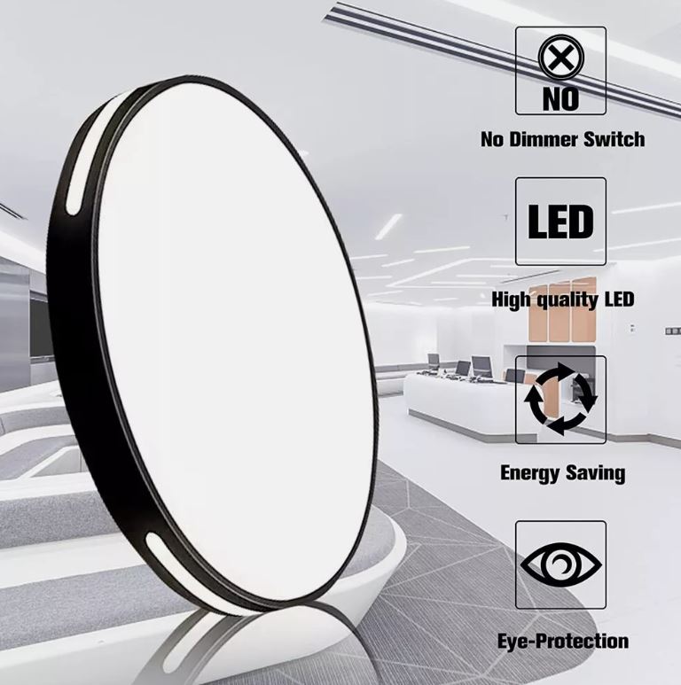 LED round ceiling light 72w, lampara de techo redonda 20”. 3 COLOR