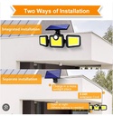 Beam 3 placa retractable Solar wall light control remoto cx1.8