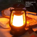 Quinque solar Retro LED, Recargable (RK)