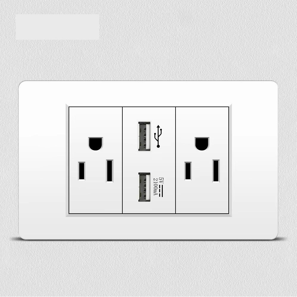 ViVeLUXUR Switch 2 way 1/3 Blanco