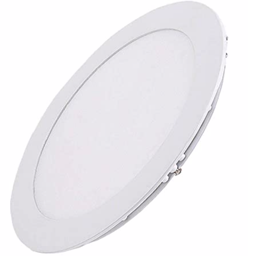 Fascia redonda blanca 12W