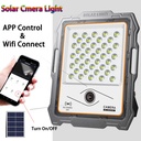 Solar Flood light 100w camara wifi