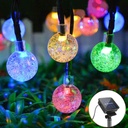Luz solar navidad bolas RGB 8 modos