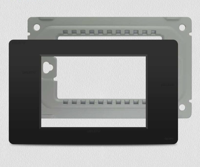 ViVeLUXUR Tapa negra plastica 2x4