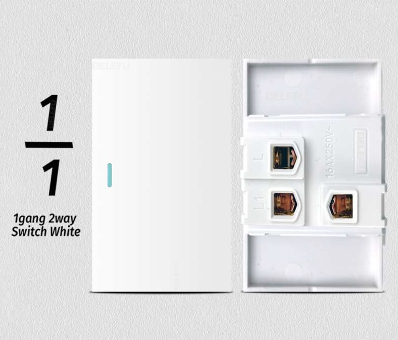 [9907] ViVeLUXUR Switch 1/1 blanco 3 way