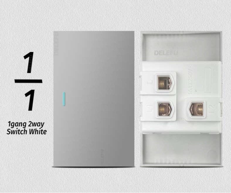 [9908] ViVeLUXUR Switch 1/1 gris 3 way