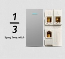 ViVeLUXUR Switch 1/3 Gris 3 way