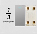 ViVeLUXUR Switch 4 way 220v 1/3 Gris