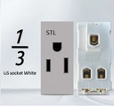 ViVeLUXUR Socket 1/3 Gris Receptaculo peq
