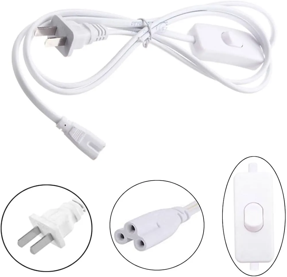 CABLE PARA CONECTAR LAMPARA LED 110V 6 PIES