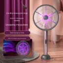 Electric bug zapper raqueta mata mosquito Recargable HD Con base 2 modos