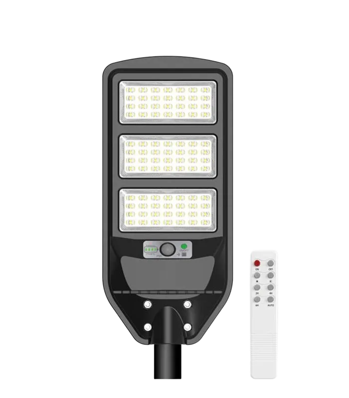 KIT Foco solar 120w plástico control remoto + tubo NEW 