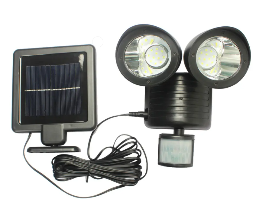 Solar dual light 6v, RKDUAL6. Doble lampara. Segurity-WALL