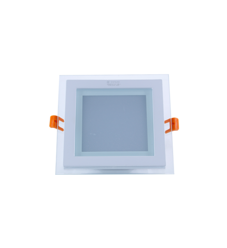 [T-44156] Spot light 12w facia cuadrada 6000k. Cristal alrededor