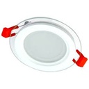 Spot light 12w facia redonda 6000k. Cristal alrededor