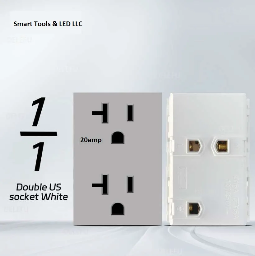 [9944] ViVeLUXUR Receptaculo 20amp 1/1 Gris