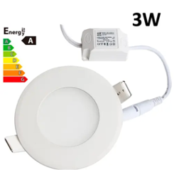 [T-44102] Spot light Facia 3w blanca 4” DIMIABLE