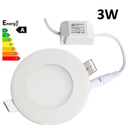 Spotlight Facia 3w blanca, 3 1/4” DIMIABLE, 6000k