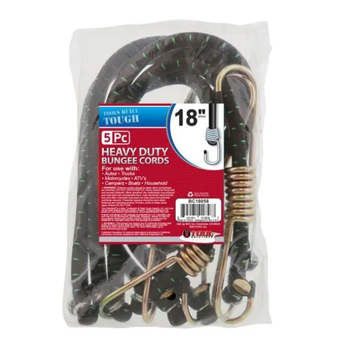 [T-BC18058] Elastico 18 inch, 5pcs x paqt. 8 pcs x display. WEST