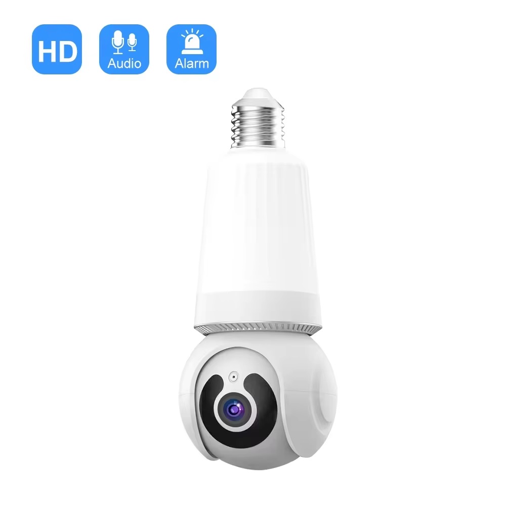 [T-7718] Bombilla con cámara rotatoria, V380 wifi 2mp, BULB, Bombilla integrado
