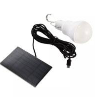 [T-BS11] Bombilla solar con placa externa BULB duradera