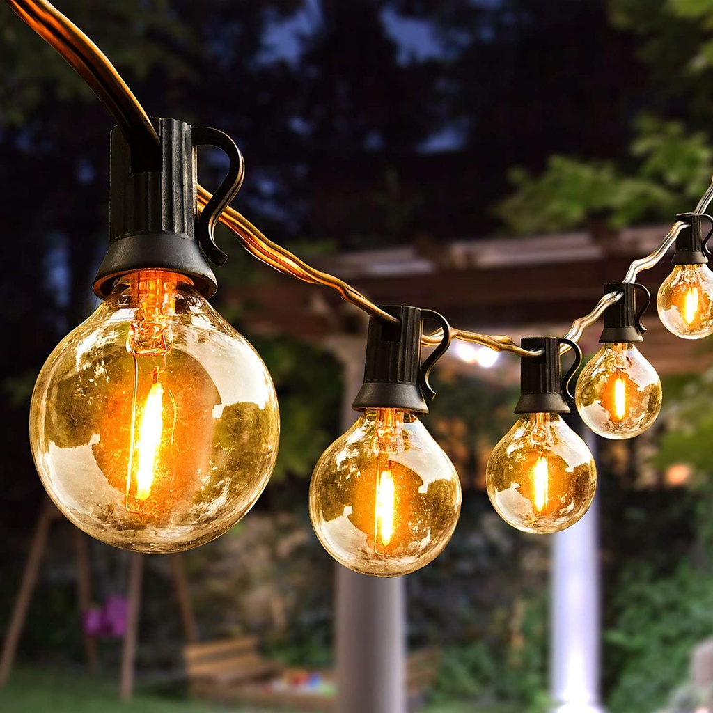 [T-33025] CX 25 bulb, G40 electrica  IP44 guinalda 25 pies, perfecta para decorar tu patio o tu local