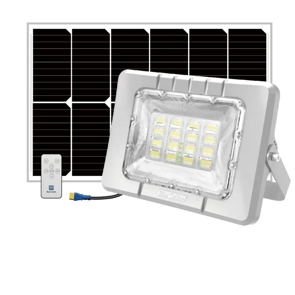 [T-8868] Stelix Pro FL-200 Flood light Solar Aluminio Gris Comercial, hasta 16 horas de iluminación