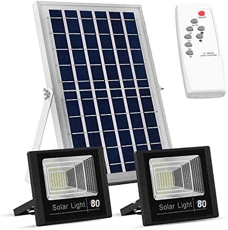 [T-44308] Doble 2 flood light 80w 1 placa, double foco negro Perfecto para rotulación y patios