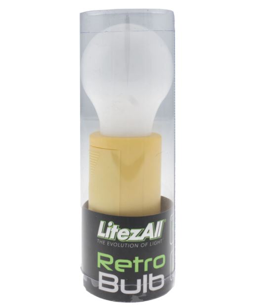 [T-22798] Bombilla con cable, perfecta para decoración y emergencias, baterías AAA incluidas