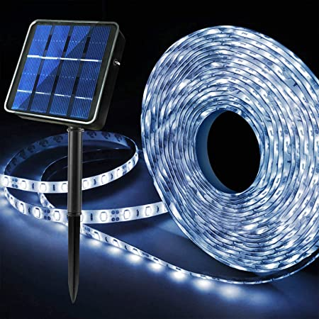[T-3340] Cinta Solar Blanca, 15 pies para exterior e interior,