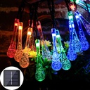 Luz solar navidad, gotas RGB