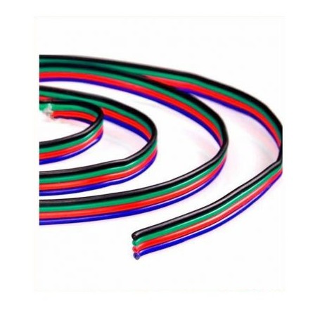 Cable 4 hilos RGB para Cinta Led (por pie)