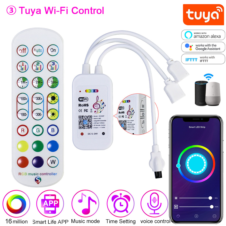 [T-33613] Control WIFI para cinta led, utilice con control o celular