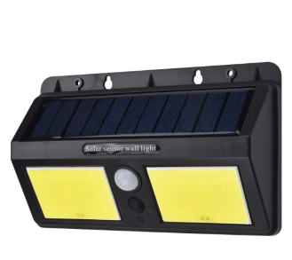 Doble COB wall light solar, sensor de movimiento