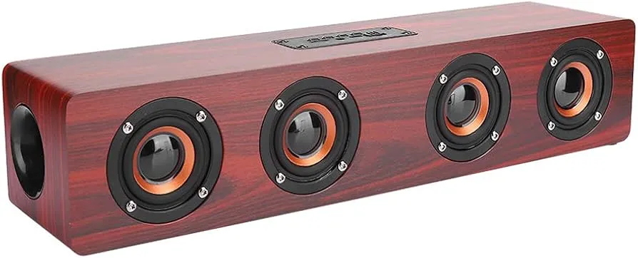 [T-BM0031] Radio FM/USB/Bluetooth Madera de gran calidad 4 bocinas