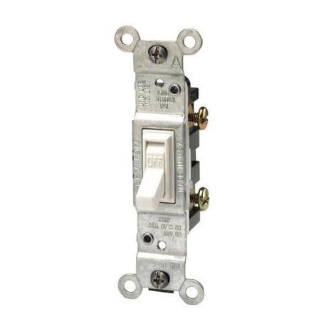 Switch Sencillo eléctrico blanco 120v