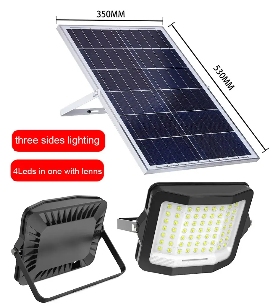[T-440252] Flood light solar CX 100w Uni-direccional Negro